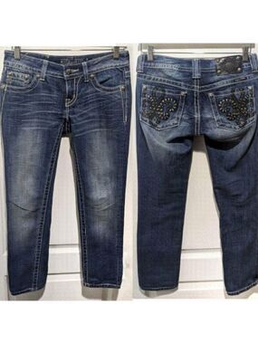 Miss Me | Embellished Pocket Skinny Jeans